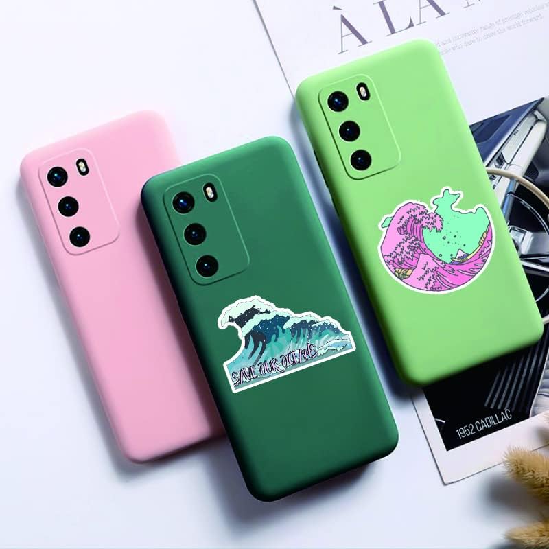 Incholl 50 Pcs Sea Stickers Vacation Decals for Water Bottle Laptop Luggage Car Bike Bicycle Waterproof Vinyl Beach Surfing Stickers Pack - Image 5